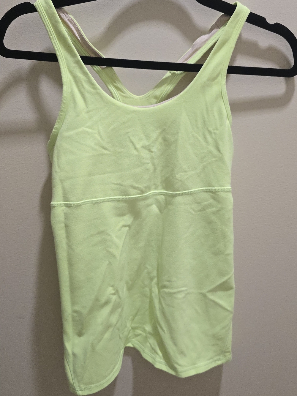 Lululemon Neon Yellow Tank Top Size 6